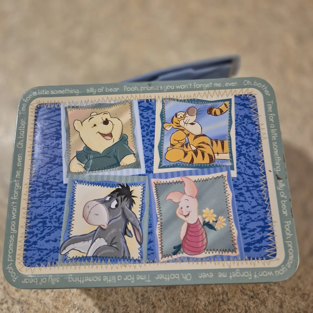Disney Pooh and Friends Decorative Tin Box